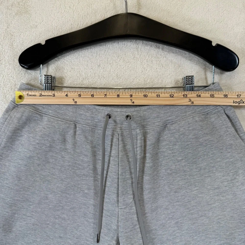 Polo Ralph Lauren Mens Gray Double-Knit Sweat Shorts Size Medium Pony Logo